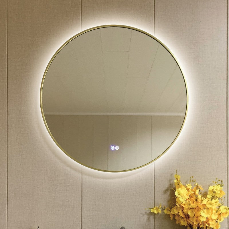 LED ОГЛЕДАЛО 1855/80 BRUSH LIGHT GOLD