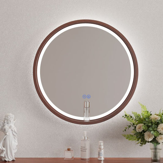 Огледало с вградено осветление ICL 1857WOODEN-60