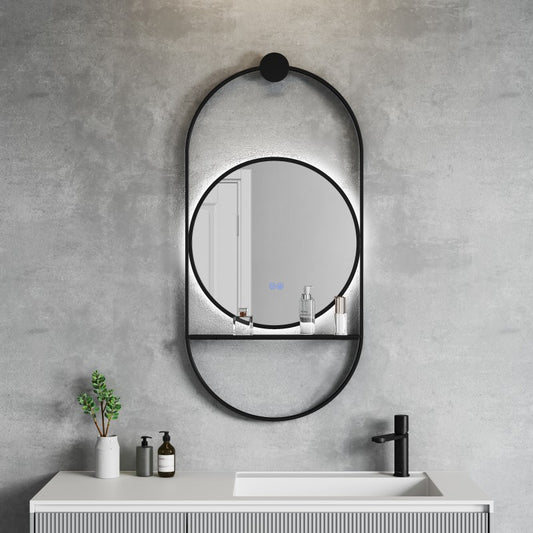 SAVONA BLACK ОГЛЕДАЛО LED 60X120 1943MB