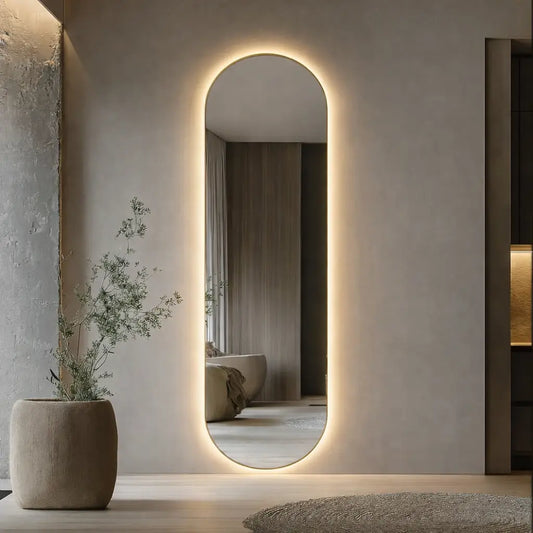 Огледало Овал Цял Ръст